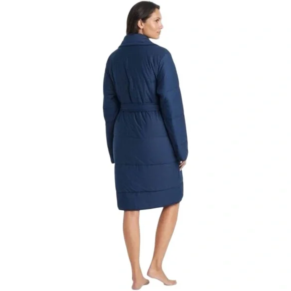 Midnight Quilted Cocoon Robe by Auden - Picture 3 of 10